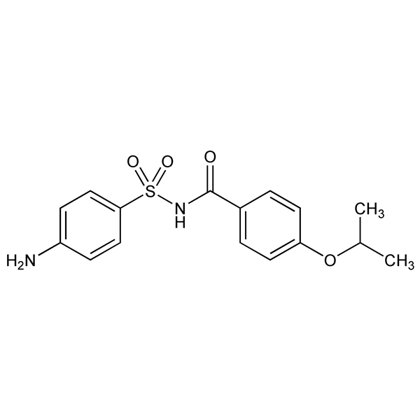 Graphical representation of Sulfaproxyline