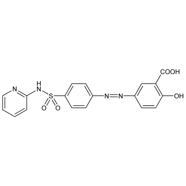 Graphical representation of Sulfasalazine