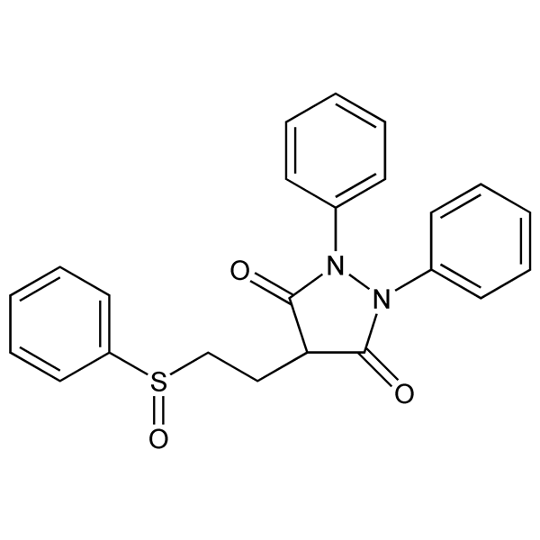 Graphical representation of Sulfinpyrazone