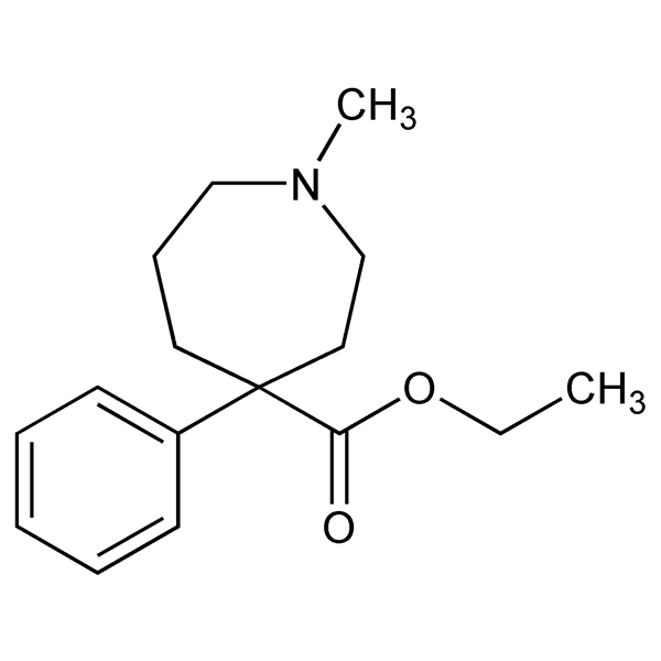 Graphical representation of Ethoheptazine