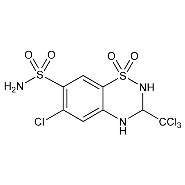 Graphical representation of Teclothiazide