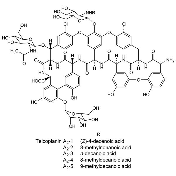 Graphical representation of Teicoplanin