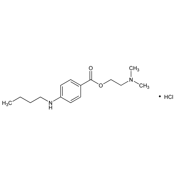 Graphical representation of Tetracaine Hydrochloride