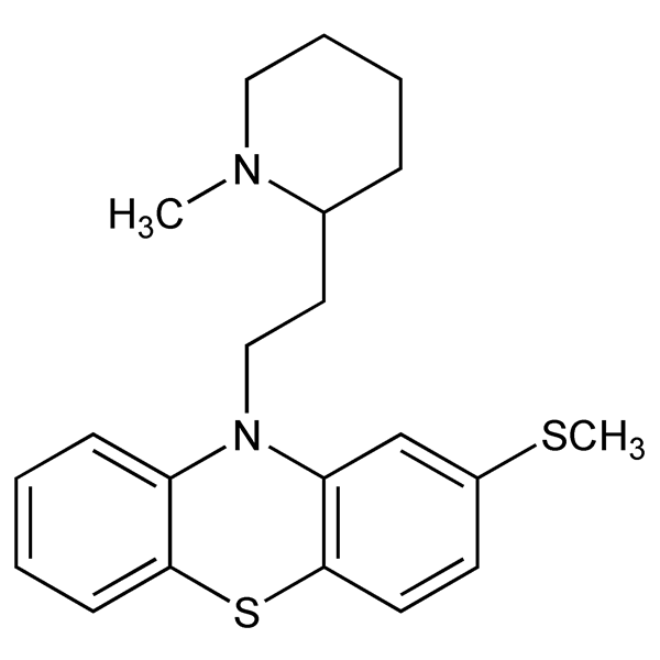 Graphical representation of Thioridazine