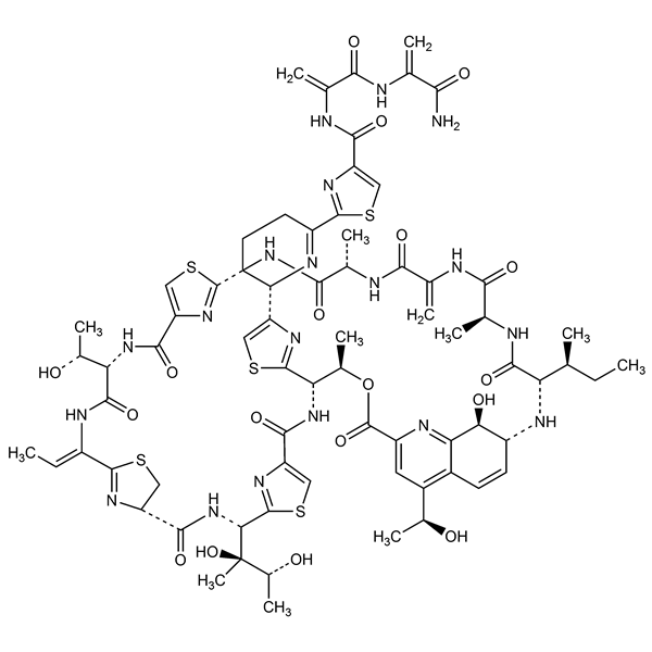 Graphical representation of Thiostrepton