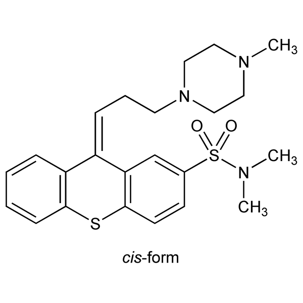 Graphical representation of Thiothixene