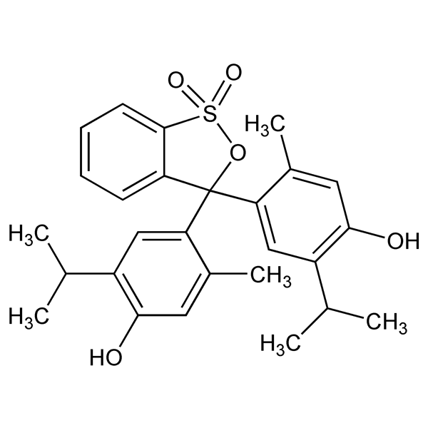 Graphical representation of Thymol Blue