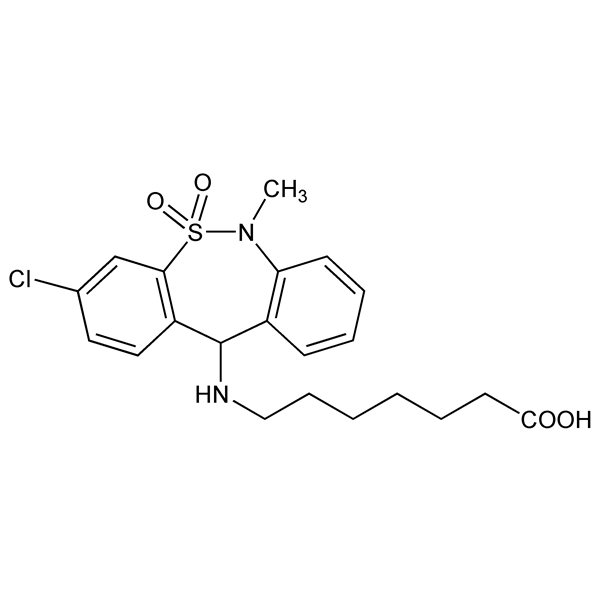 Graphical representation of Tianeptine