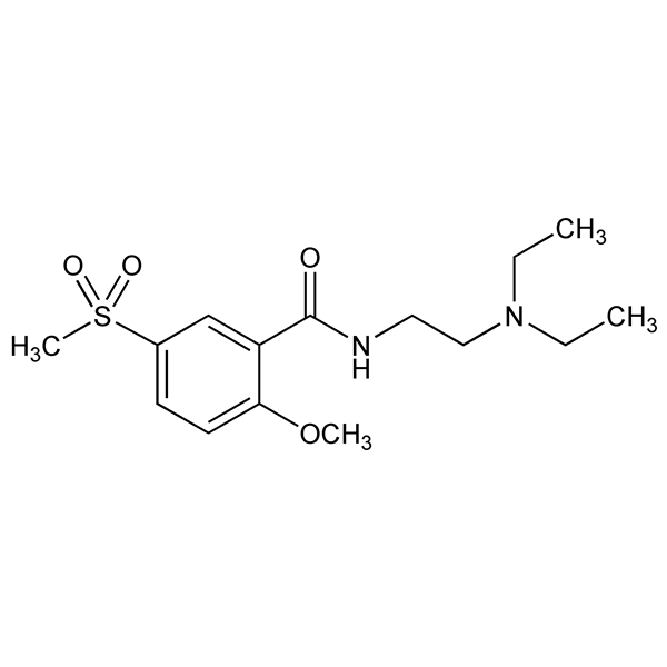 Graphical representation of Tiapride