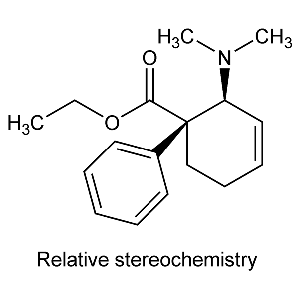 Graphical representation of Tilidine