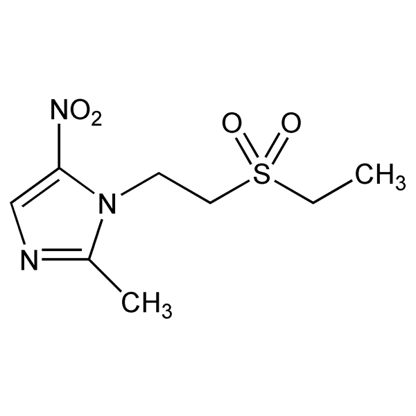 Graphical representation of Tinidazole