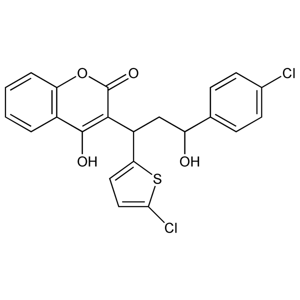 Graphical representation of Tioclomarol