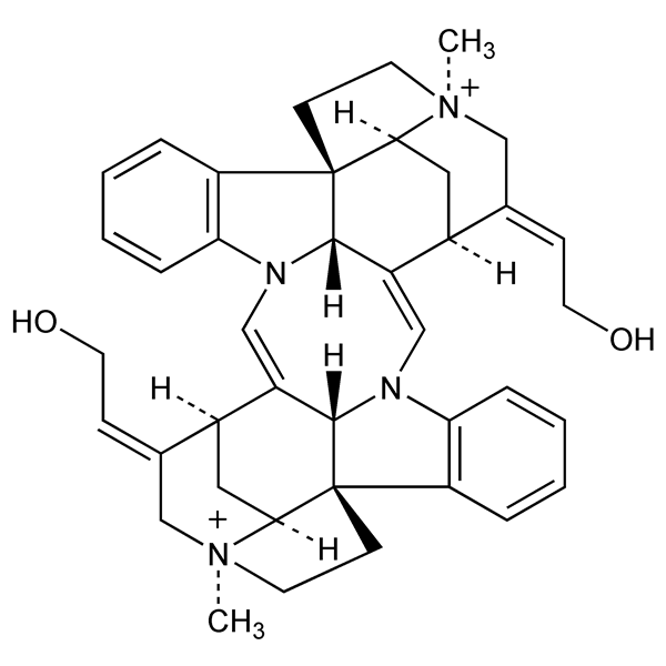 Graphical representation of Toxiferine I