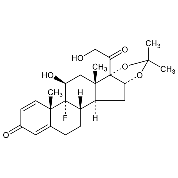 Graphical representation of Triamcinolone Acetonide