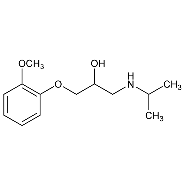 Graphical representation of Moprolol