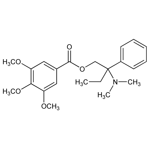 Graphical representation of Trimebutine