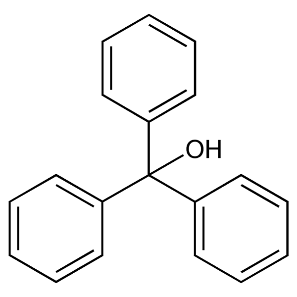 Graphical representation of Triphenylcarbinol