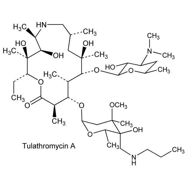 Graphical representation of Tulathromycin