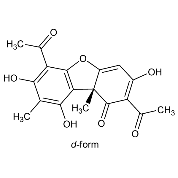 Graphical representation of Usnic Acid