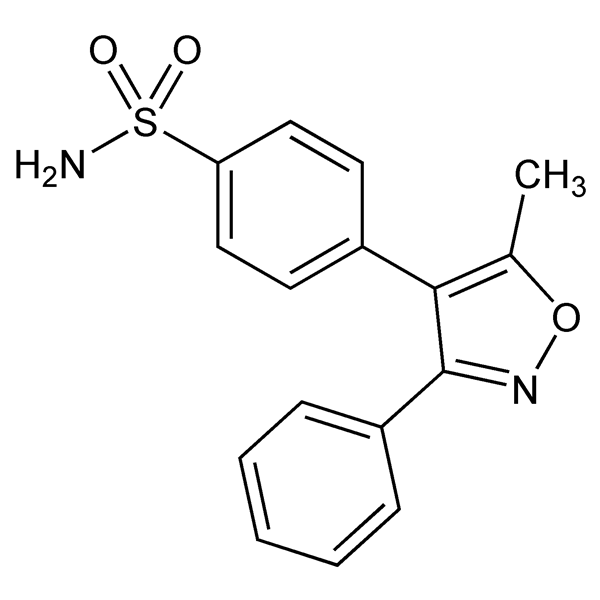 Graphical representation of Valdecoxib