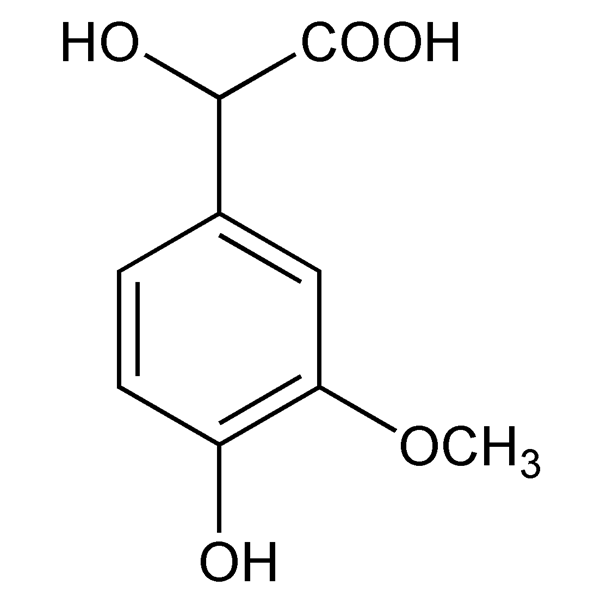 Graphical representation of Vanilmandelic Acid