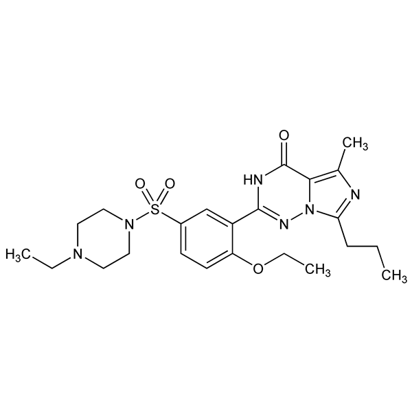 Graphical representation of Vardenafil