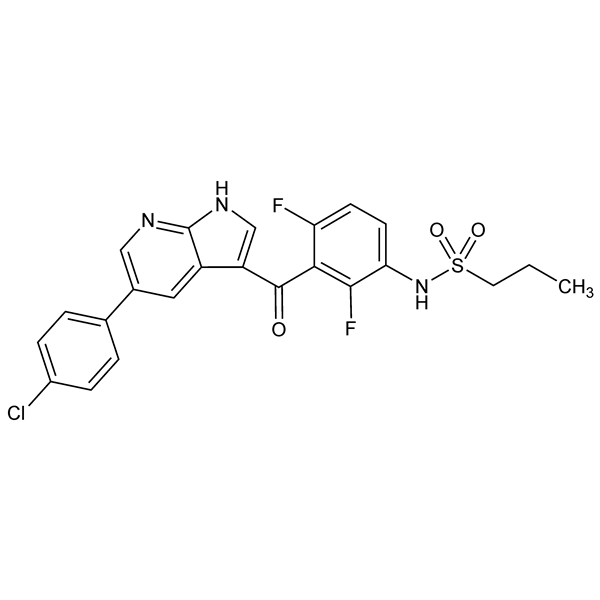 Graphical representation of Vemurafenib