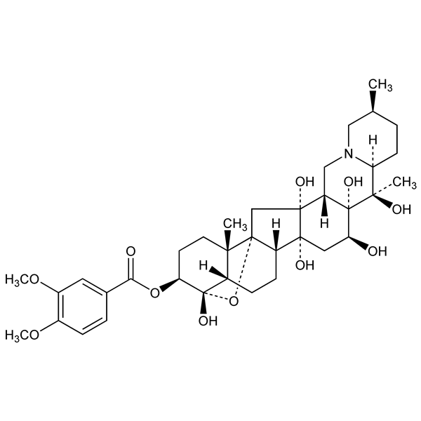 Graphical representation of Veratridine