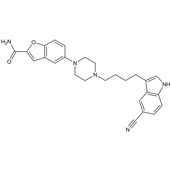 Graphical representation of Vilazodone