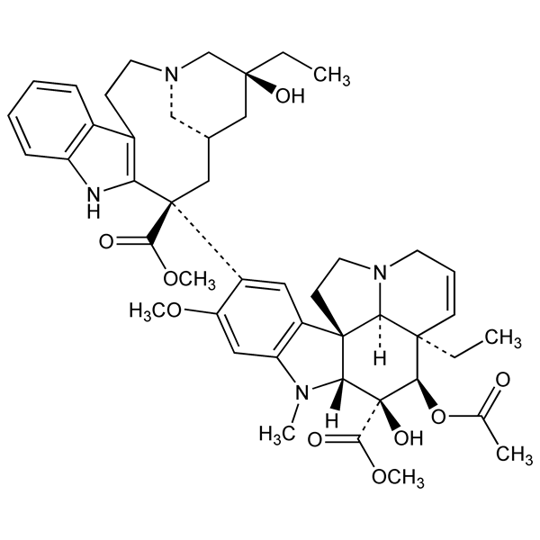 Graphical representation of Vinblastine