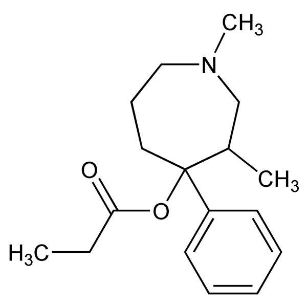 Graphical representation of Proheptazine