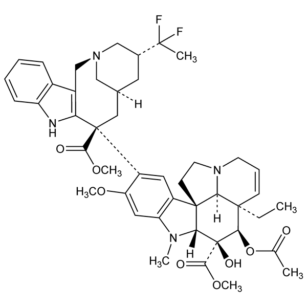 Graphical representation of Vinflunine