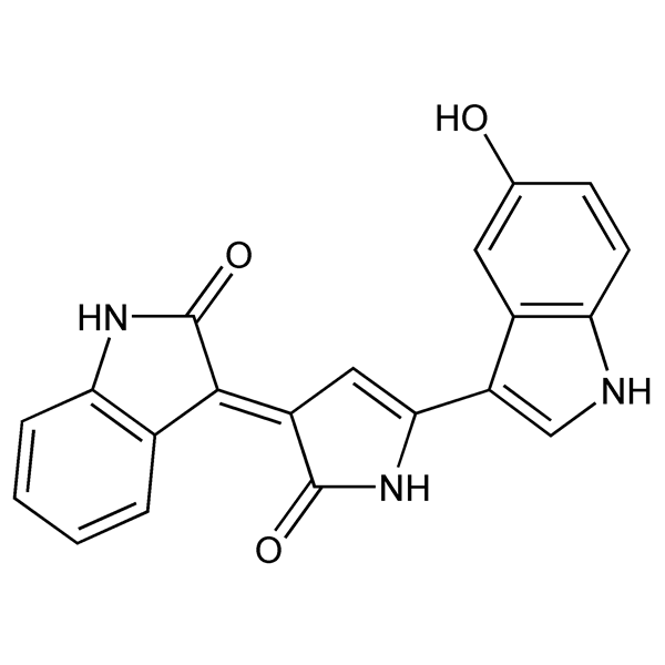 Graphical representation of Violacein