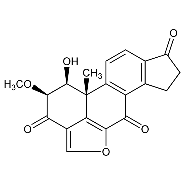 Graphical representation of Viridin