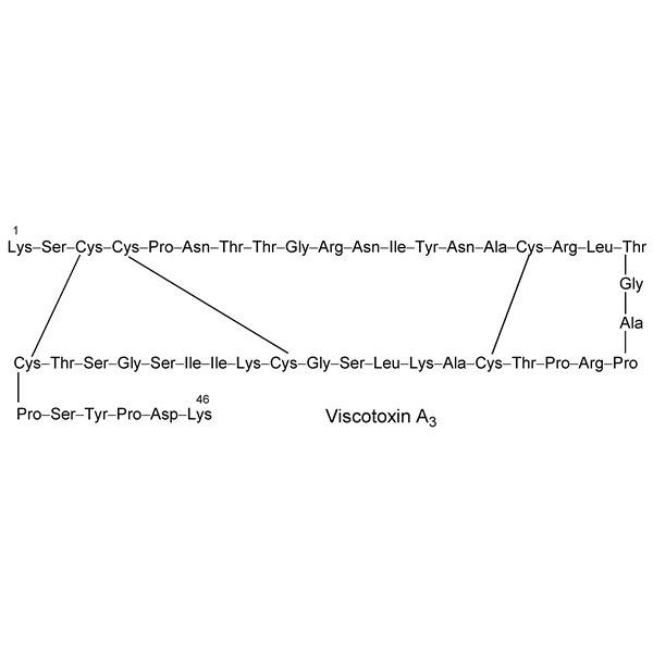 Graphical representation of Viscotoxin