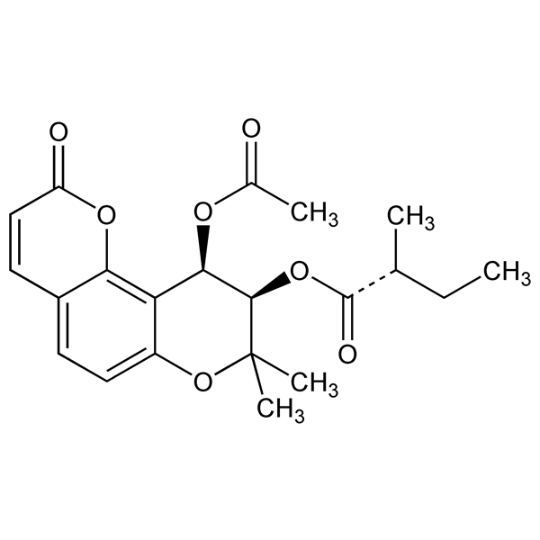 Graphical representation of Visnadine