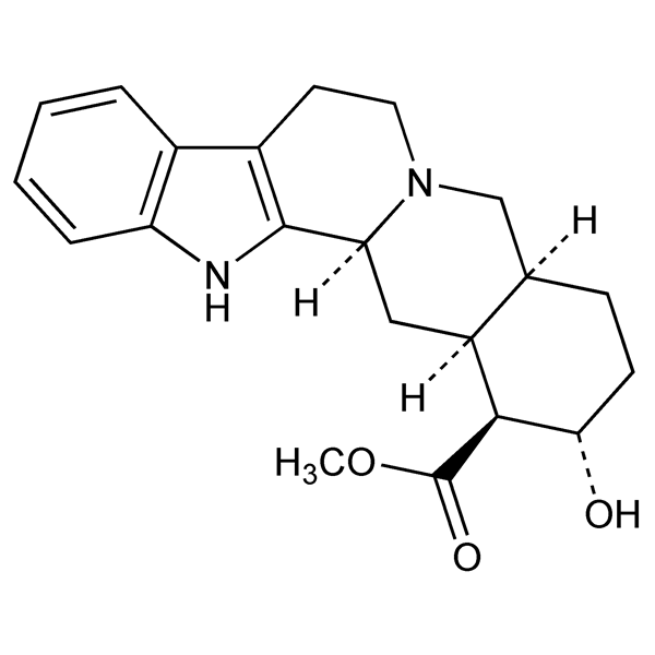 Graphical representation of α-Yohimbine