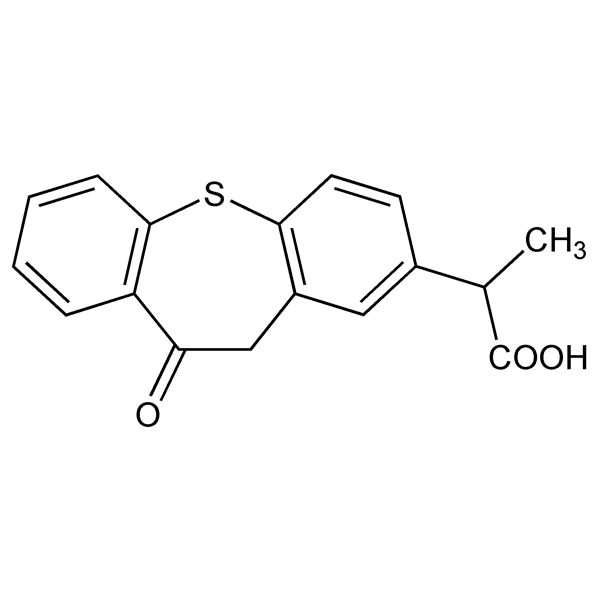 Graphical representation of Zaltoprofen