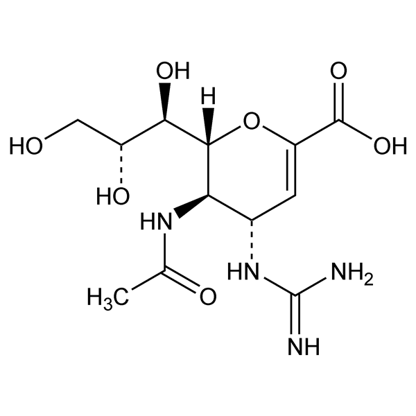 Graphical representation of Zanamivir