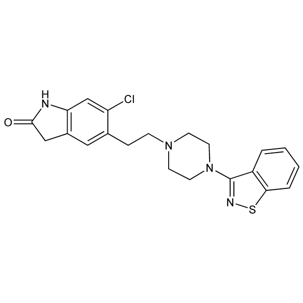 Graphical representation of Ziprasidone