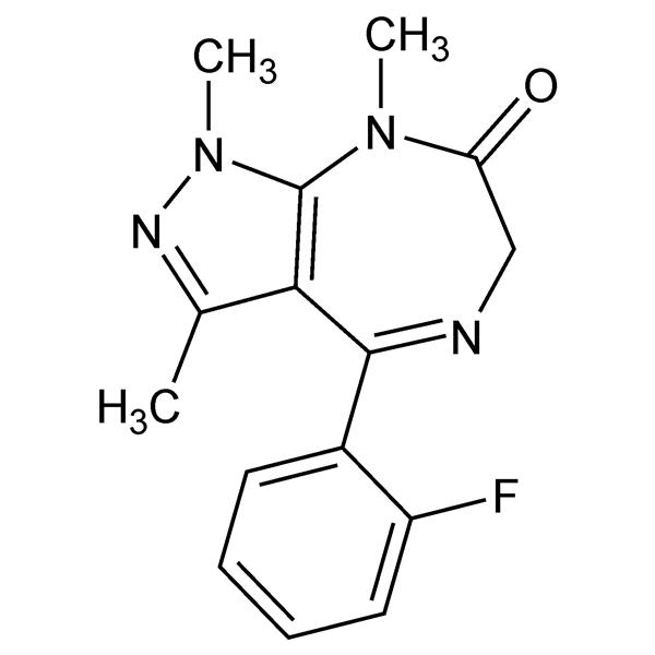 Graphical representation of Zolazepam