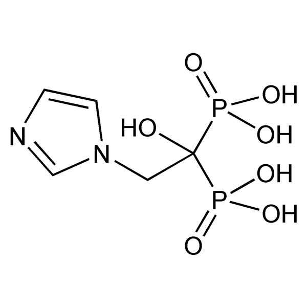 Graphical representation of Zoledronic Acid