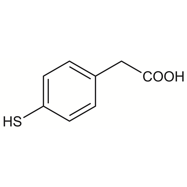 Graphical representation of 4-Mercaptophenylacetic acid