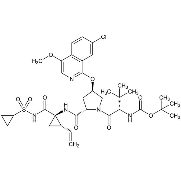 Graphical representation of Asunaprevir