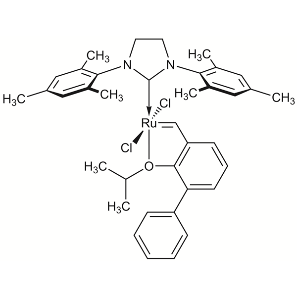 Graphical representation of Blechert catalyst