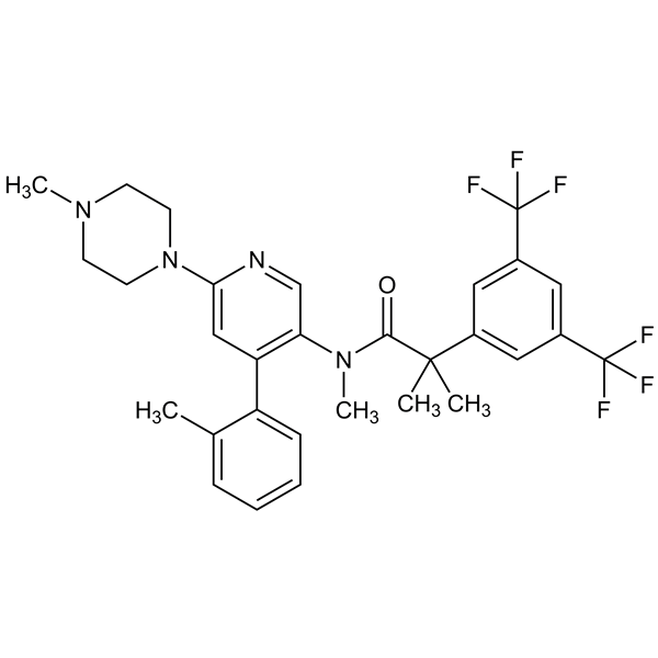 Graphical representation of Netupitant