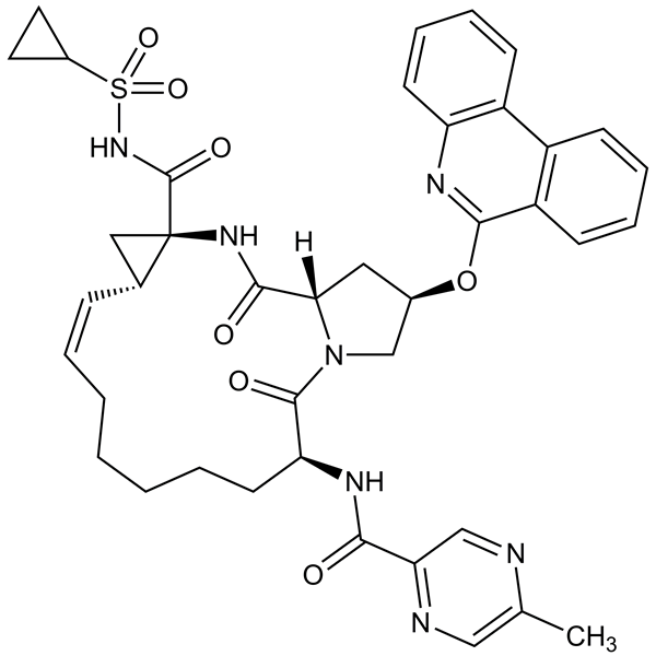 Graphical representation of Paritaprevir