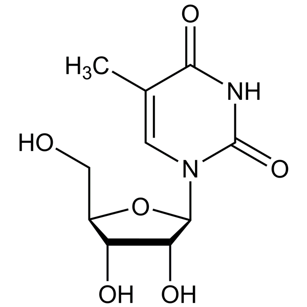 Graphical representation of Thymine riboside