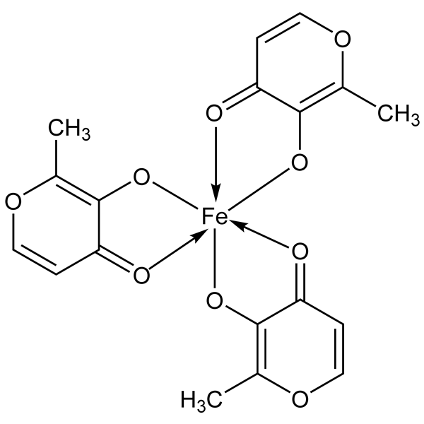 Graphical representation of Ferric maltol