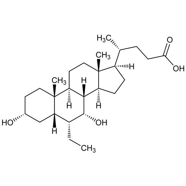 Graphical representation of Obeticholic acid